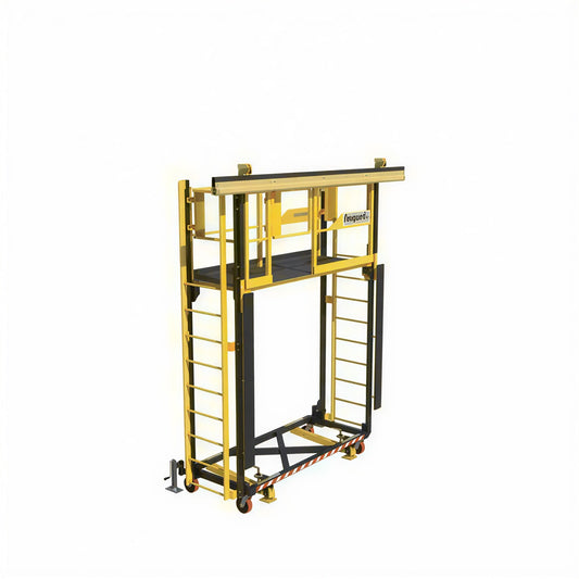 3M™ DBI-SALA® Flexiguard™ Supported Ladder Rail Fixed Height Access Anchor System 8530397, 2 User, 9 ft (2.7 m) High, 3 ft Wide