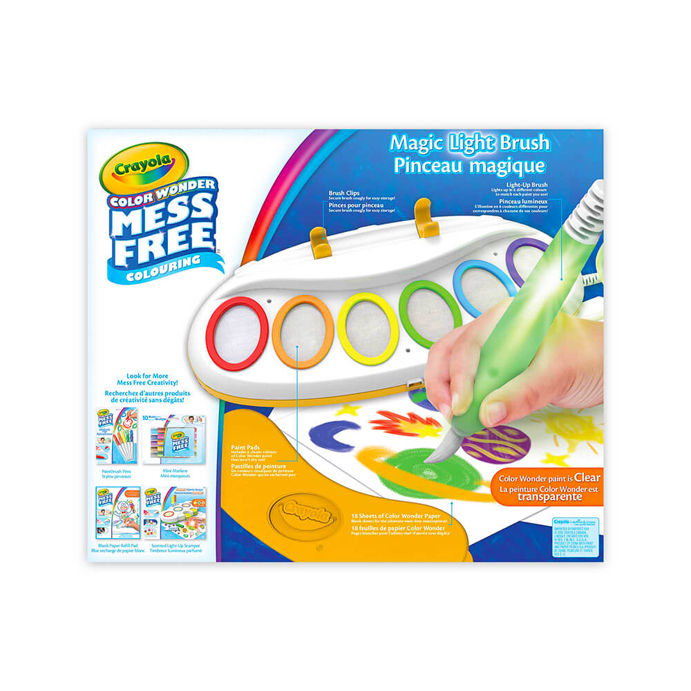 Crayola Color Wonder Magic Light Brush Mess Free Painting