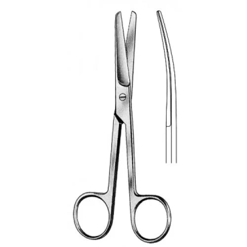 Operating Scissors, T/C, Curved, Blunt / Blunt, 14cm 5½"