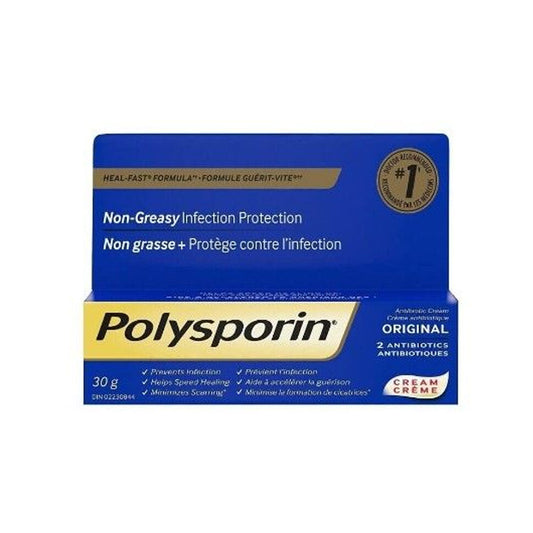 POLYSPORIN® ORIGINAL ANTIBIOTIC CREAM, 30g