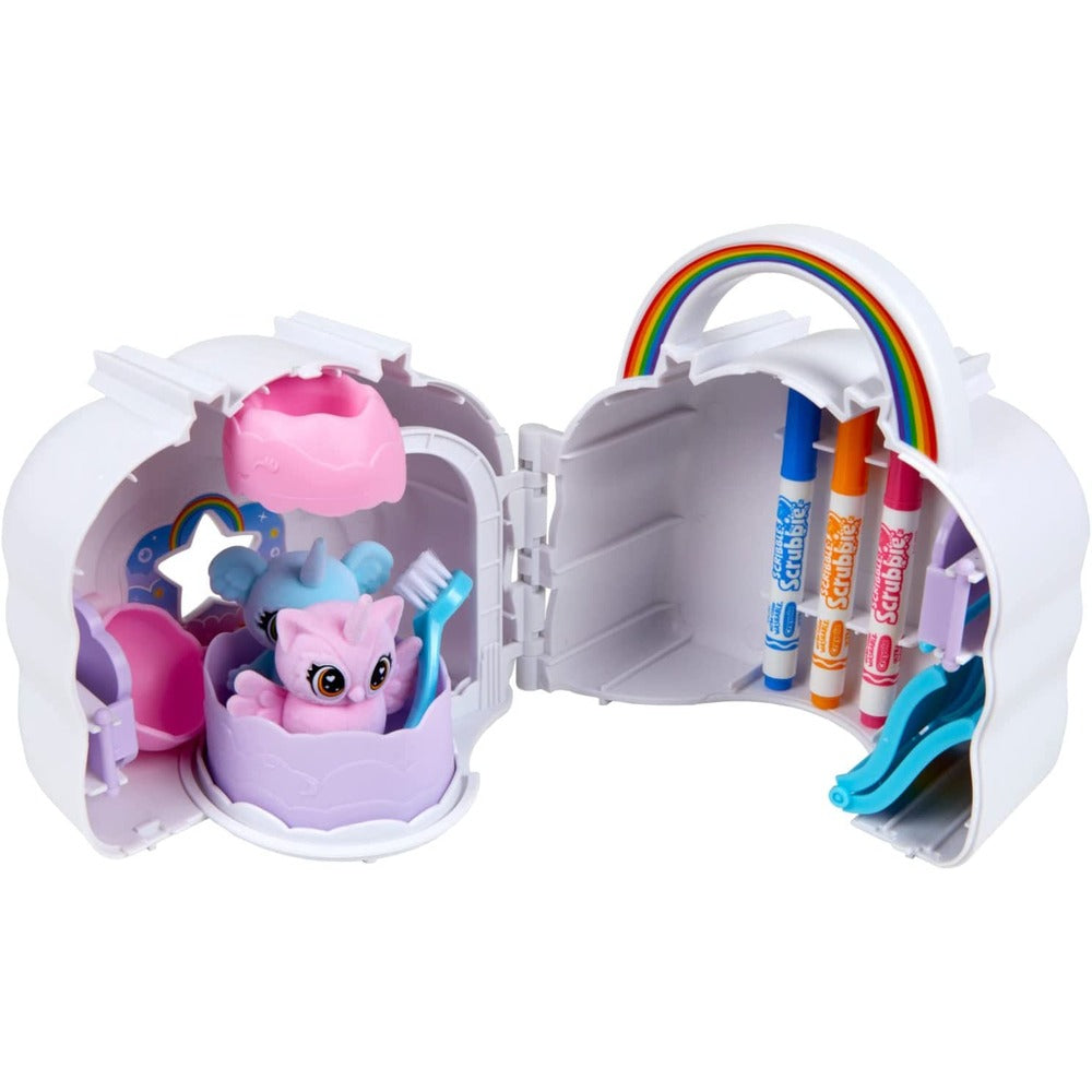 ベビー　スカルマーブル Crayola Scribble Scrubbie Peculiar Pets, Cloud Clubhouse Play Set