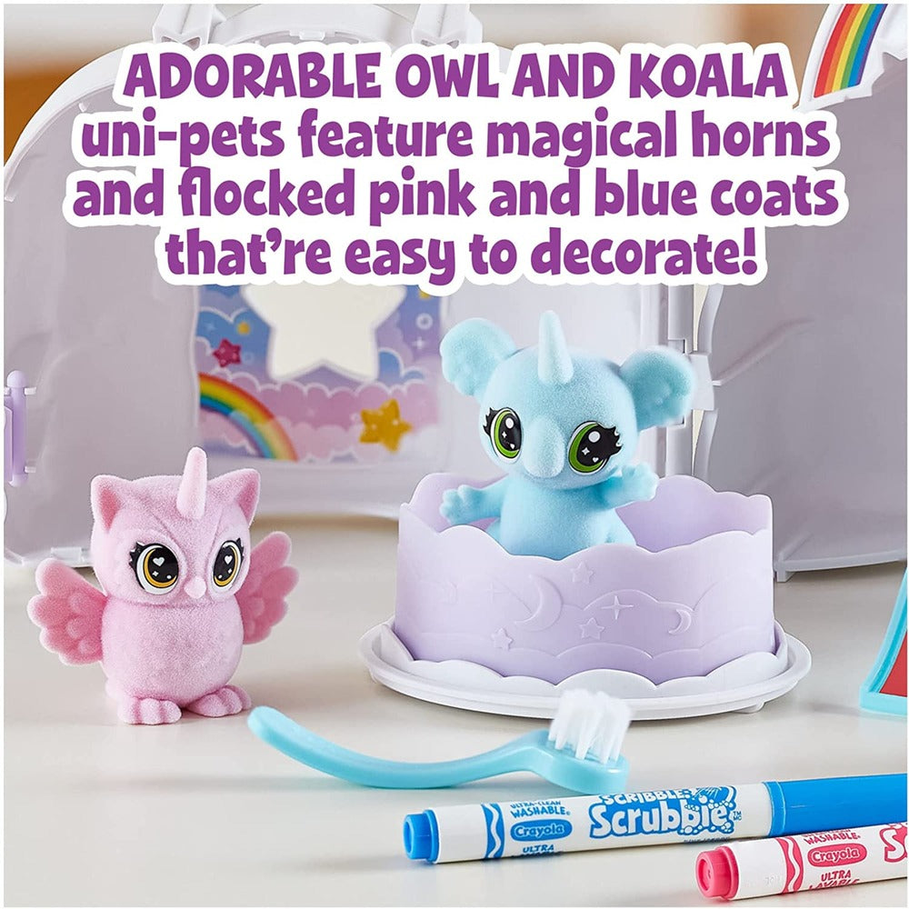 ベビー　スカルマーブル Crayola Scribble Scrubbie Peculiar Pets, Cloud Clubhouse Play Set