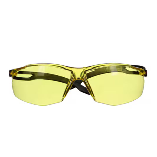 3M™ SecureFit™ 500 Series Safety Glasses SF503SGAF, Black, Scotchgard™ Anti-Fog Coating, Amber AF-AS Lens - 20 Per Case