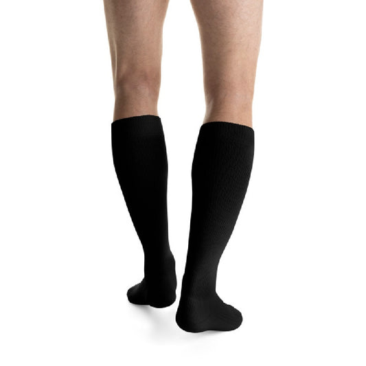 JOBST ActiveWear Compression Socks , Knee High, Closed Toe, Cool Black