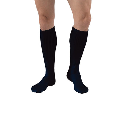 JOBST SensiFoot Diabetic Compression Socks 8-15 mmHg Knee High, Closed Toe, Black