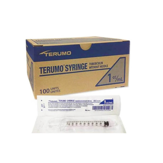 1ml TERUMO TB Luer Slip Syringes - Box of 100 - SS01T