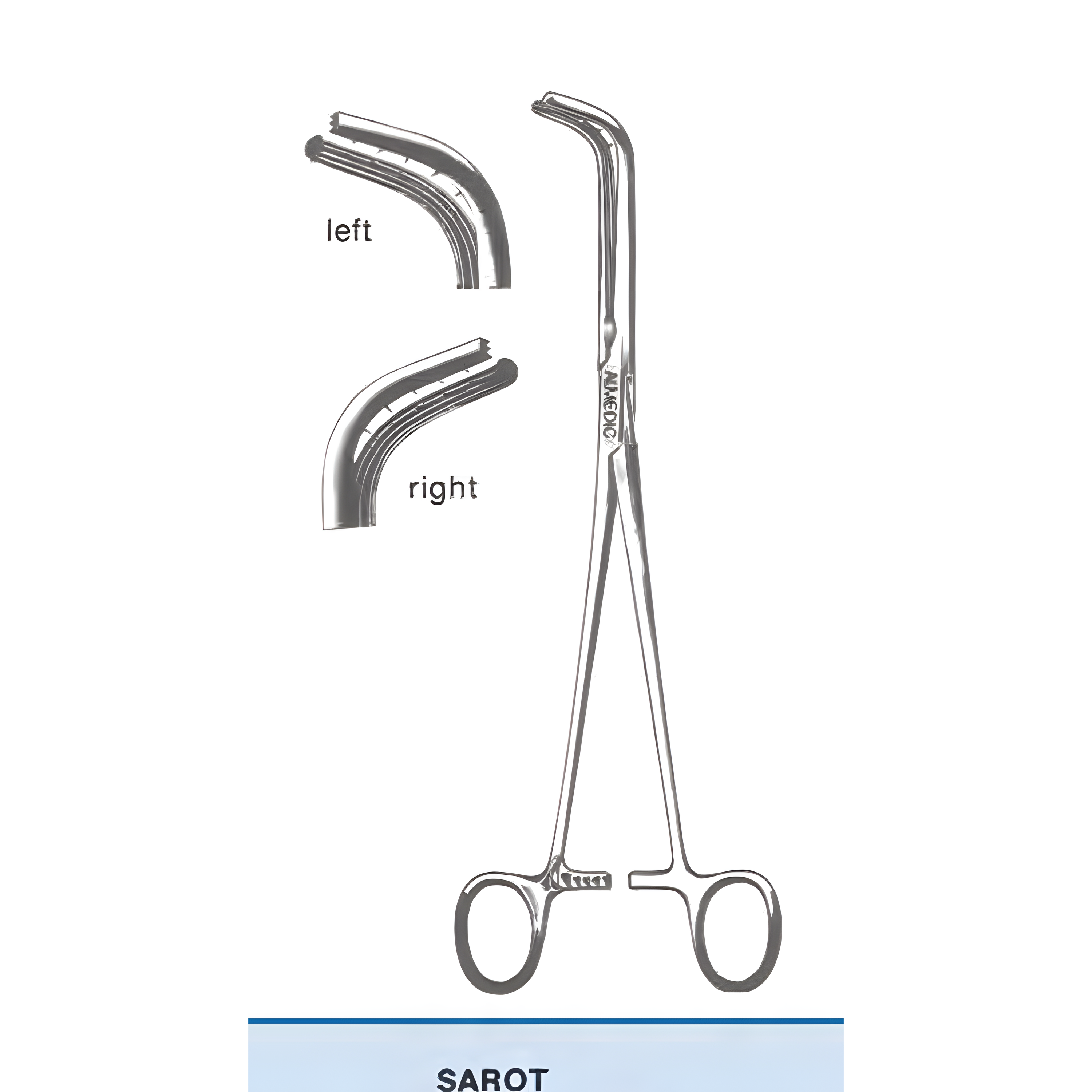 Sarot Bronchus Clamp, 1½