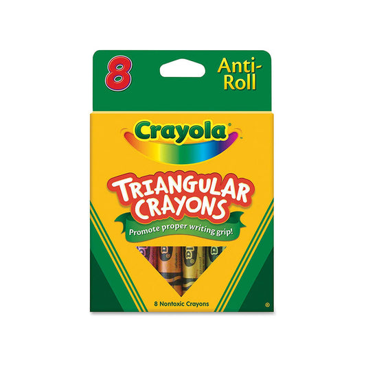 Crayola Anti-Roll Triangular Crayons