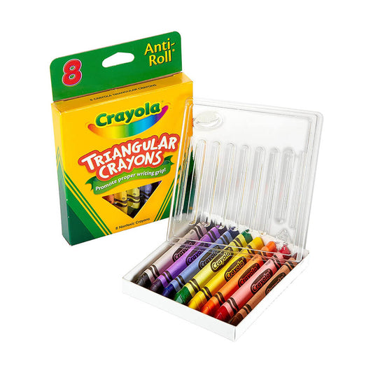 Crayola Anti-Roll Triangular Crayons